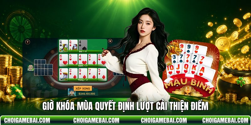 Giờ khóa mùa quyết định lượt cải thiện điểm