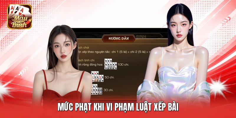 Mức phạt khi vi phạm luật xếp bài